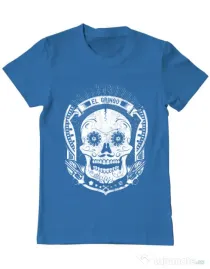 Tricou ADLER barbat El gringo Albastru azuriu