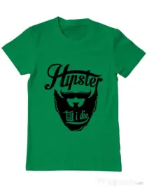 Tricou ADLER barbat Till I die Verde mediu