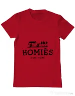 Tricou ADLER barbat Homies Rosu