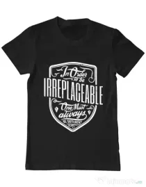 Tricou ADLER barbat Irreplaceable Negru