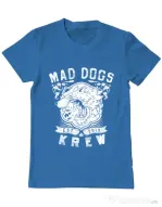 Tricou ADLER barbat Mad dogs krew Albastru azuriu