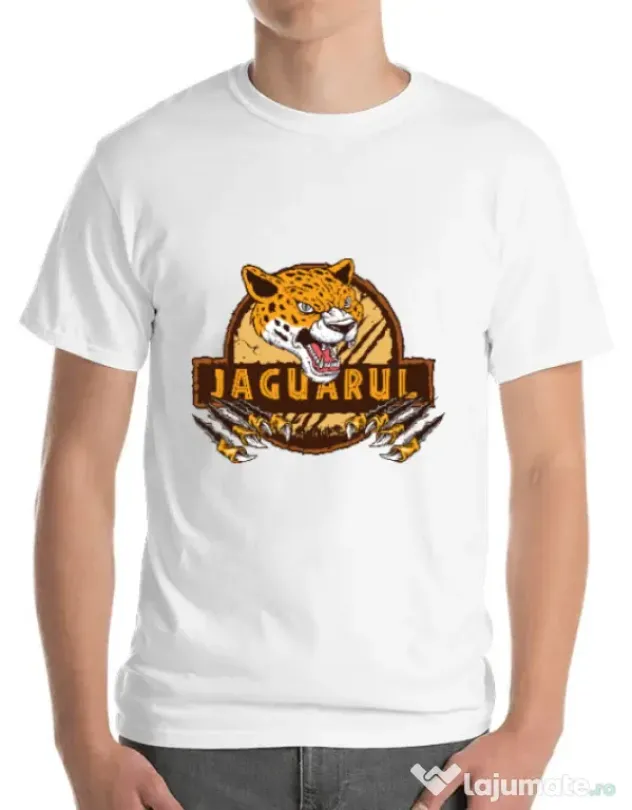 Tricou ADLER barbat Jaguarul Alb