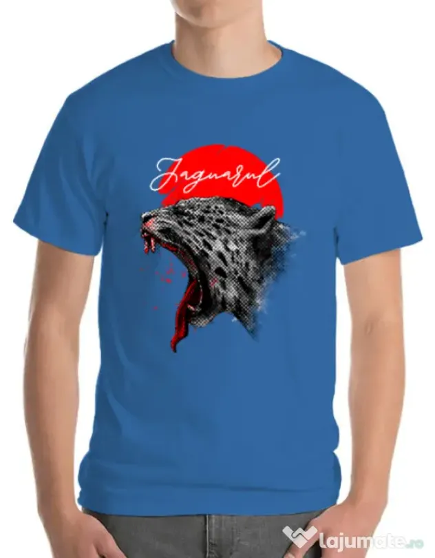 Tricou ADLER barbat Scream Albastru azuriu