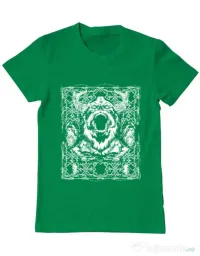 Tricou ADLER barbat Viking rage Verde mediu