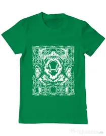 Tricou ADLER barbat Viking rage Verde mediu