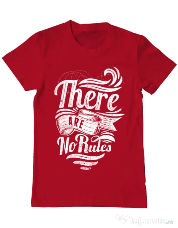 Tricou ADLER barbat There are no rules Rosu