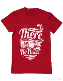 Tricou ADLER barbat There are no rules Rosu