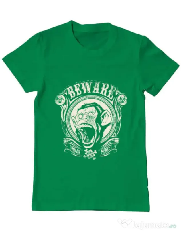 Tricou ADLER barbat Urban monkey Verde mediu