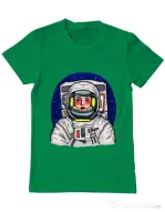 Tricou ADLER barbat I need some space Verde mediu