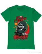 Tricou ADLER barbat The space odyssey Verde mediu