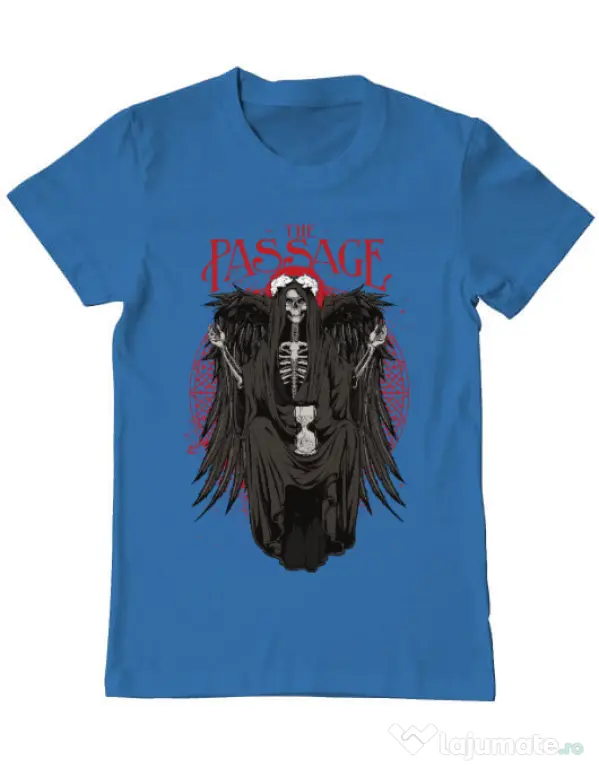 Tricou ADLER barbat The passage Albastru azuriu