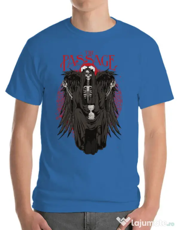 Tricou ADLER barbat The passage Albastru azuriu