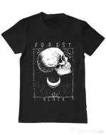 Tricou ADLER barbat Forest Black Negru