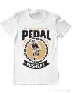 Tricou ADLER barbat Pedal pushers Alb
