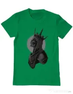 Tricou ADLER barbat Skull King Verde mediu