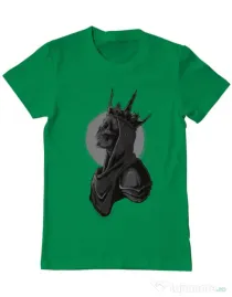 Tricou ADLER barbat Skull King Verde mediu