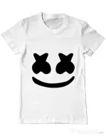 Tricou ADLER barbat Marshmello Alb
