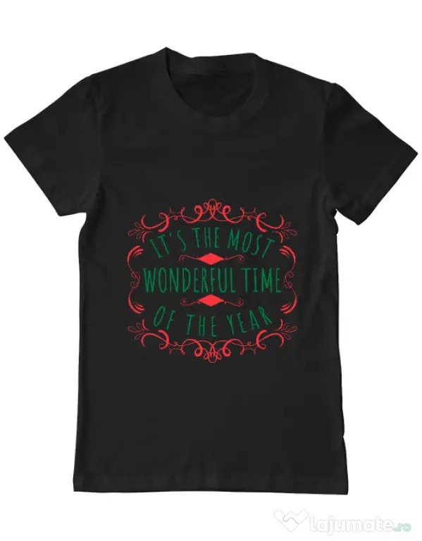Tricou ADLER barbat Most wonderful time Negru