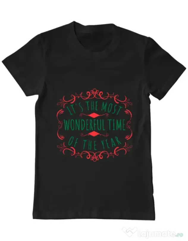 Tricou ADLER barbat Most wonderful time Negru