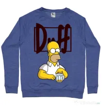 Bluza ADLER barbat Beer Albastru melanj