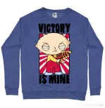 Bluza ADLER barbat Victory is mine Albastru melanj