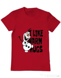 Tricou ADLER barbat I like warm hugs Rosu