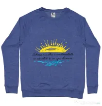Bluza ADLER barbat Iubirea noastra Albastru melanj