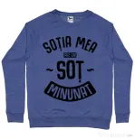 Bluza ADLER barbat Un sot minunat Albastru melanj