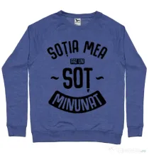 Bluza ADLER barbat Un sot minunat Albastru melanj