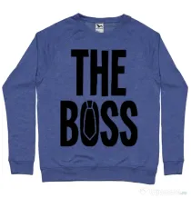 Bluza ADLER barbat The boss Albastru melanj