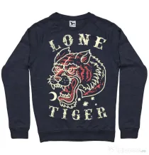 Bluza ADLER barbat Lone tiger Denim inchis