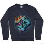 Bluza ADLER barbat Helmet demons Denim inchis
