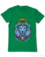 Tricou ADLER barbat Lion king Verde mediu