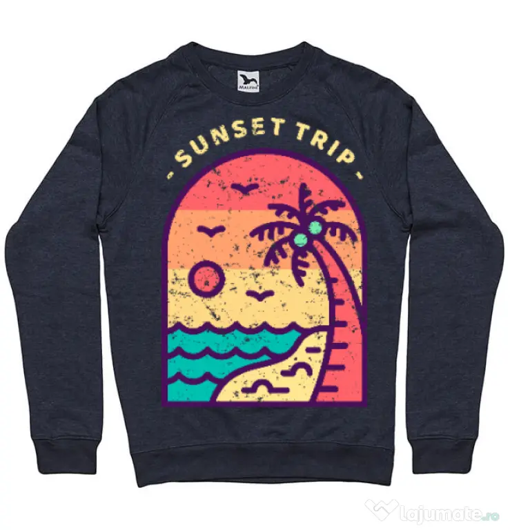 Bluza ADLER barbat Sunset trip Denim inchis