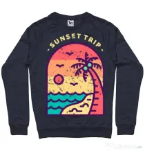 Bluza ADLER barbat Sunset trip Denim inchis