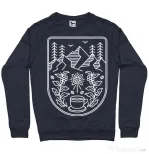 Bluza ADLER barbat Natural coffee Denim inchis