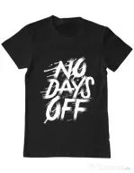 Tricou ADLER barbat No days off Negru