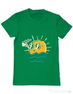 Tricou ADLER barbat Morning and coffee Verde mediu