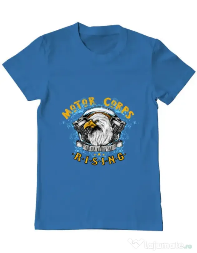 Tricou ADLER barbat Eagle Albastru azuriu