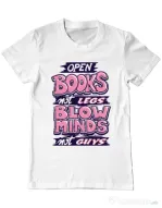 Tricou ADLER barbat Open books Alb