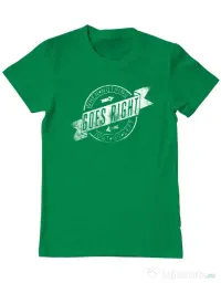 Tricou ADLER barbat When nothing goes right Verde mediu