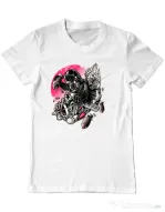 Tricou ADLER barbat Father attack Alb