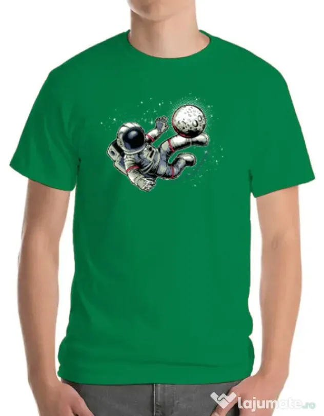 Tricou ADLER barbat Football kick Verde mediu