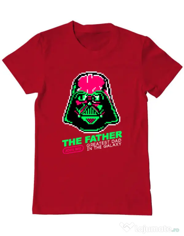 Tricou ADLER barbat Join the father Rosu