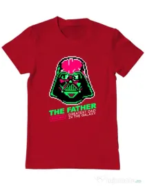 Tricou ADLER barbat Join the father Rosu