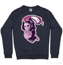 Bluza ADLER barbat Kong revenge Denim inchis