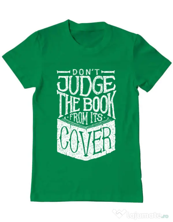 Tricou ADLER barbat Book cover Verde mediu