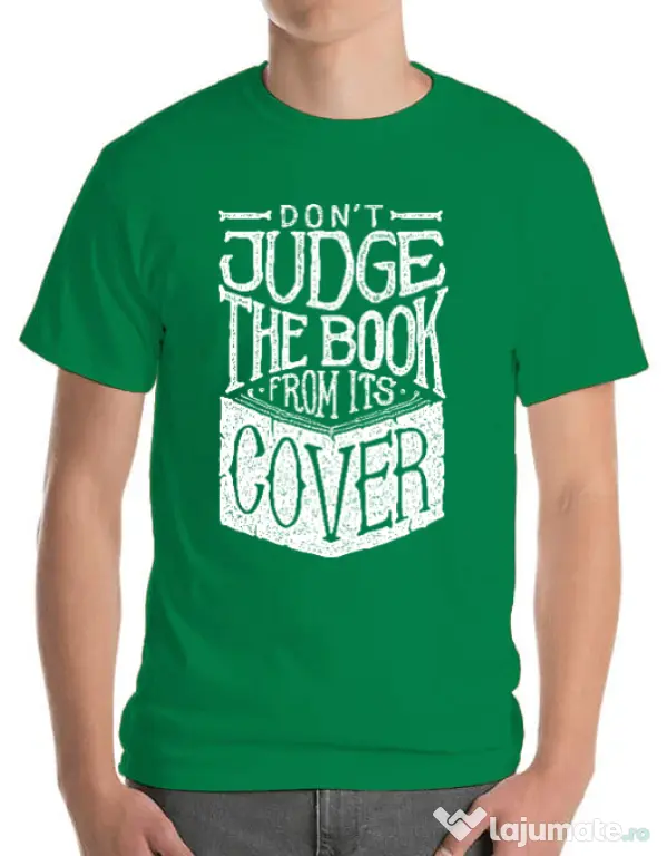 Tricou ADLER barbat Book cover Verde mediu