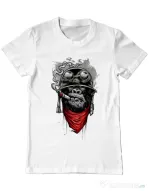 Tricou ADLER barbat Ape of duty Alb