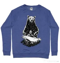 Bluza ADLER barbat Bearware Albastru melanj